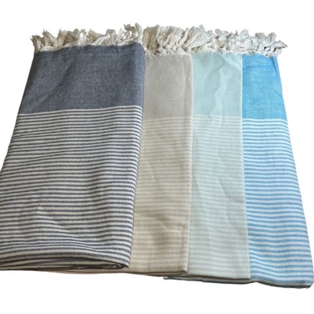 Striped Multi-Color Turkish Towels